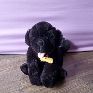 Vintage BABW Black Lab Plush